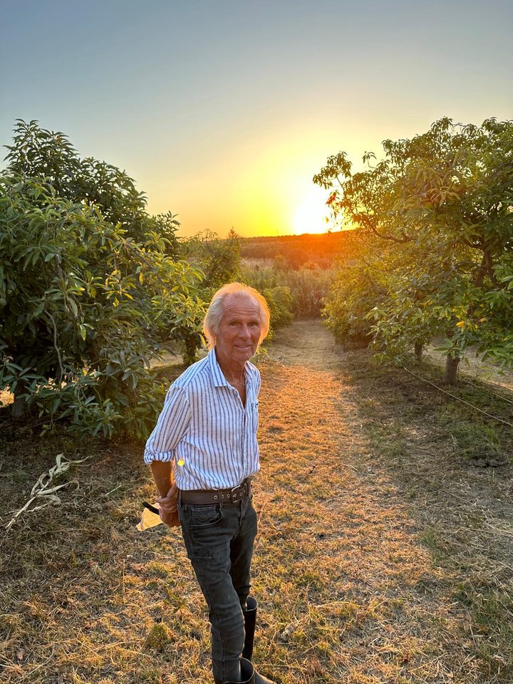 Friedrich Lehmann auf der Finca Jelanisoli